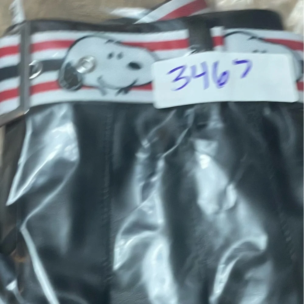NWT Justice Girls XS 4/5 Snoppy skirt with built in shorts vegan leather